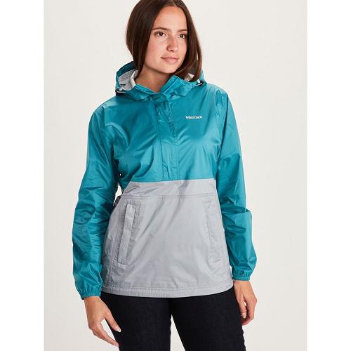 Marmot Rain Jacket Blue NZ - PreCip Eco Jackets Womens NZ1326708